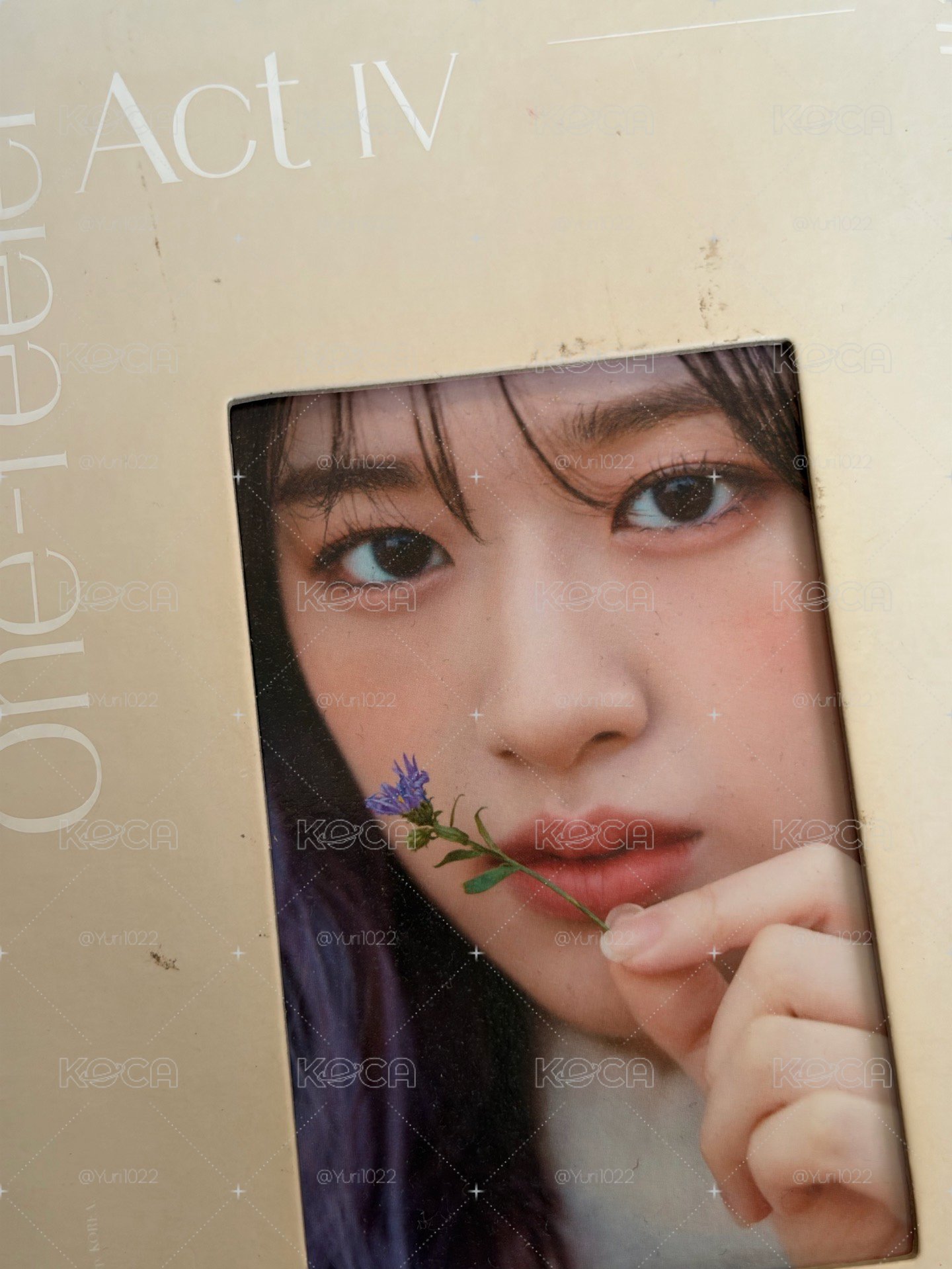 IZ*ONE One-reeler / Act IV SCENE#1 專輯 白版 俞真 封面