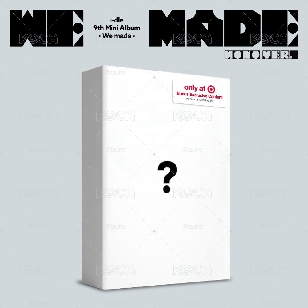 [預購] I-DLE | WE MADE | 美版 Target 通路 MONO 版本未拆專