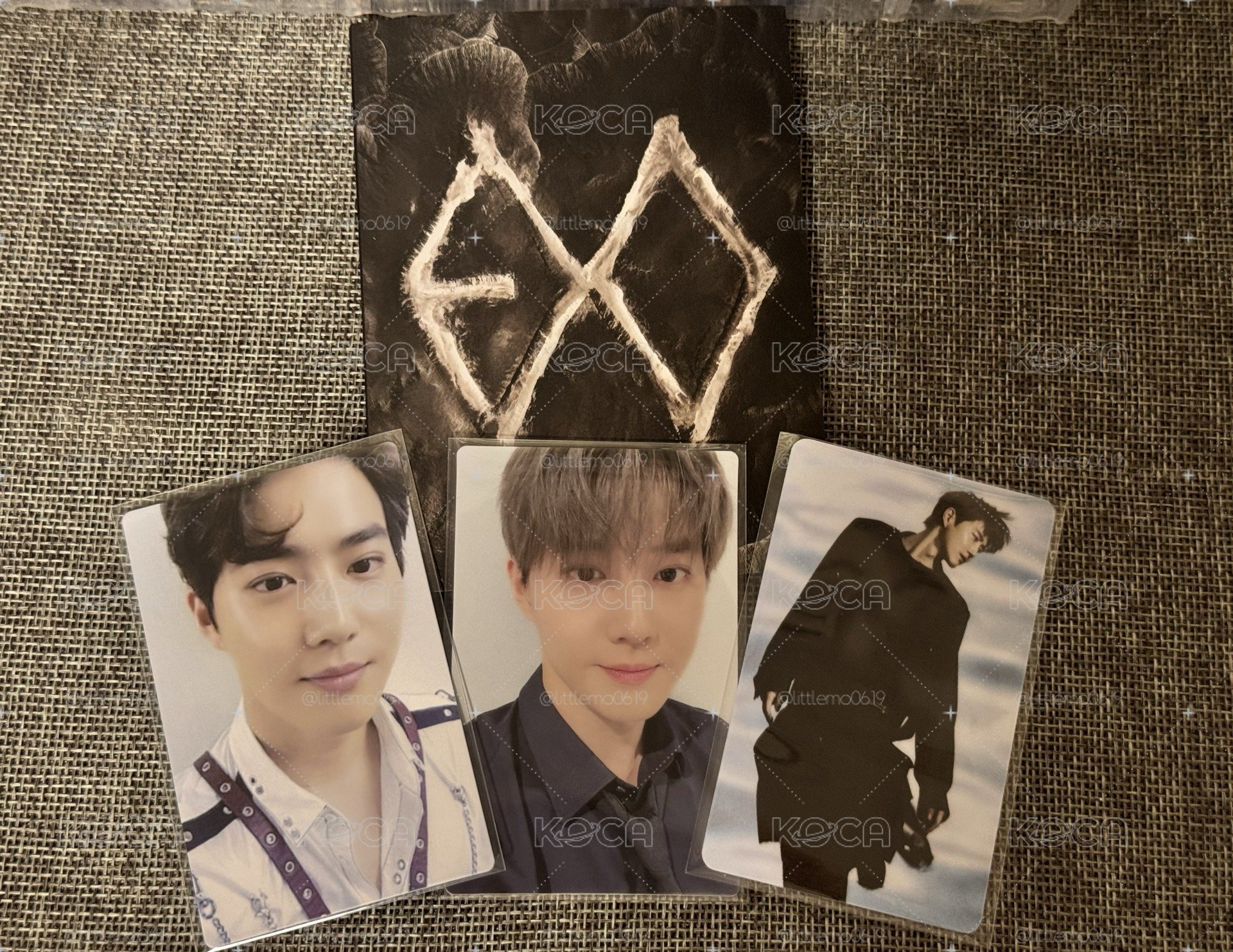 EXO QQ音樂 NFC小卡三張一套