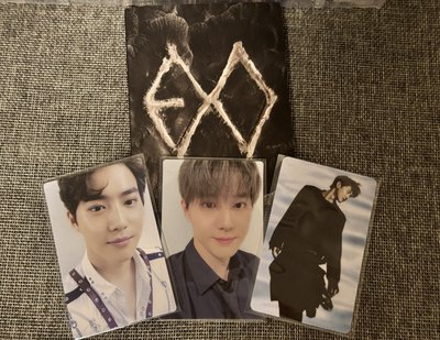 EXO QQ音樂 NFC小卡三張一套