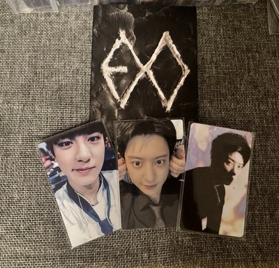 EXO QQ音樂 NFC小卡三張一套