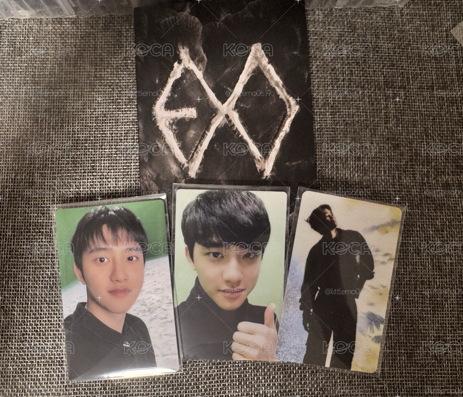 EXO QQ音樂 NFC小卡三張一套