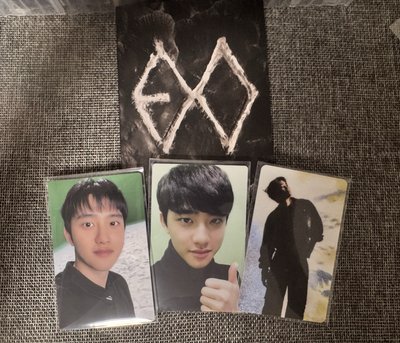EXO QQ音樂 NFC小卡三張一套