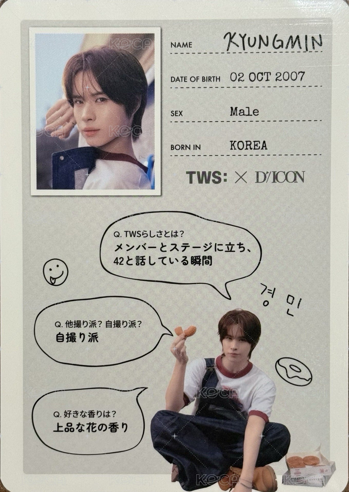 DICON 快閃店 滿額卡  背面