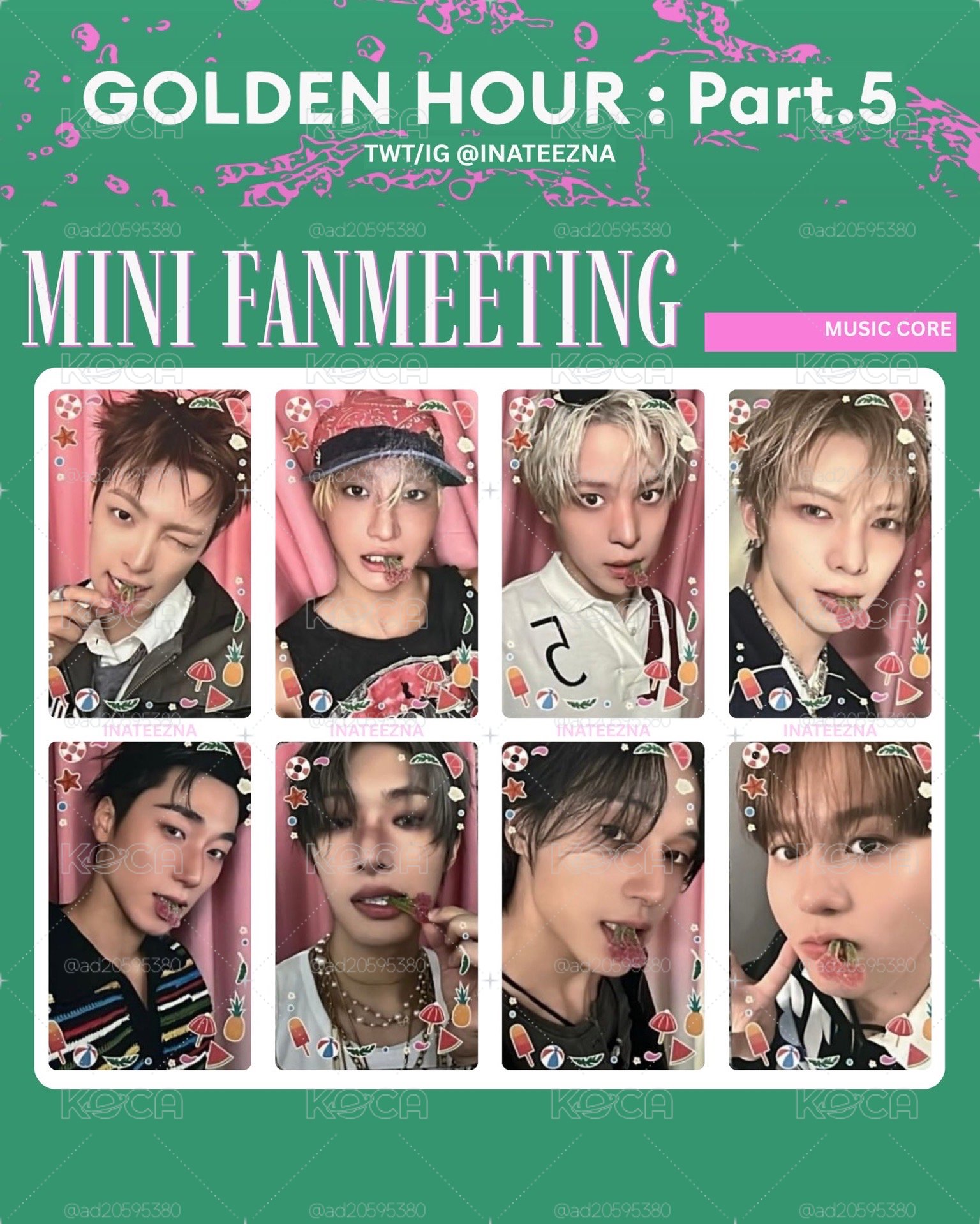 0704 音樂中心 mini fanmeeting 迷你飯咪卡【鍾】