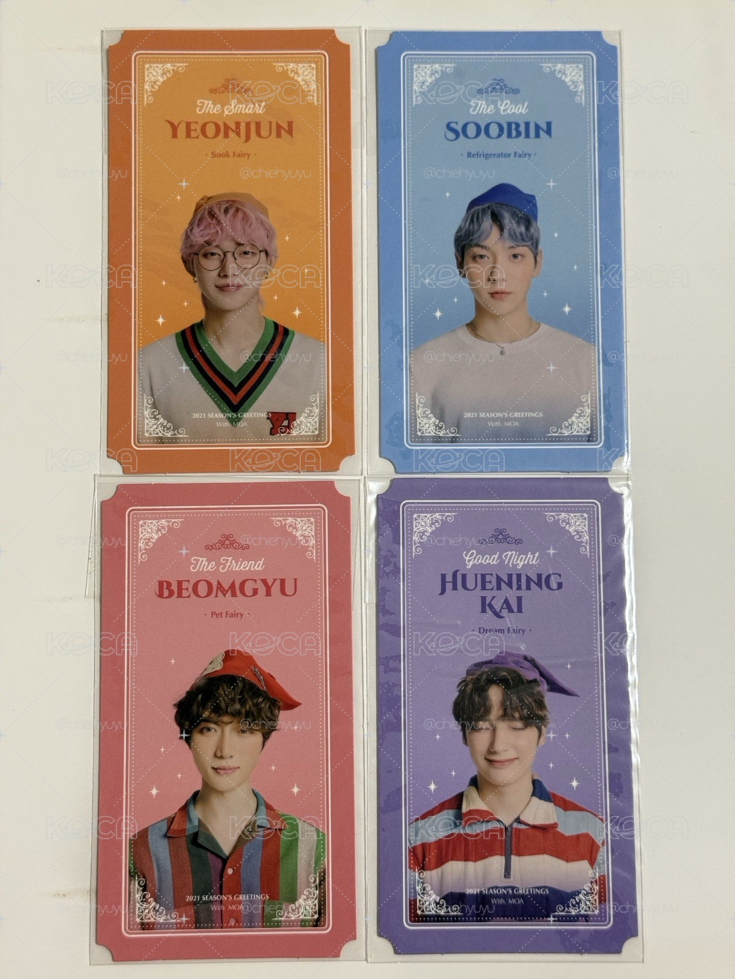 TXT 21年曆 FAIRY PROFILE卡 精靈卡