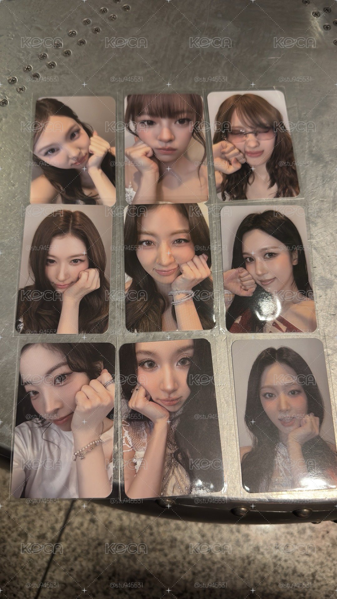 TWICE 快閃店滿額卡 一套