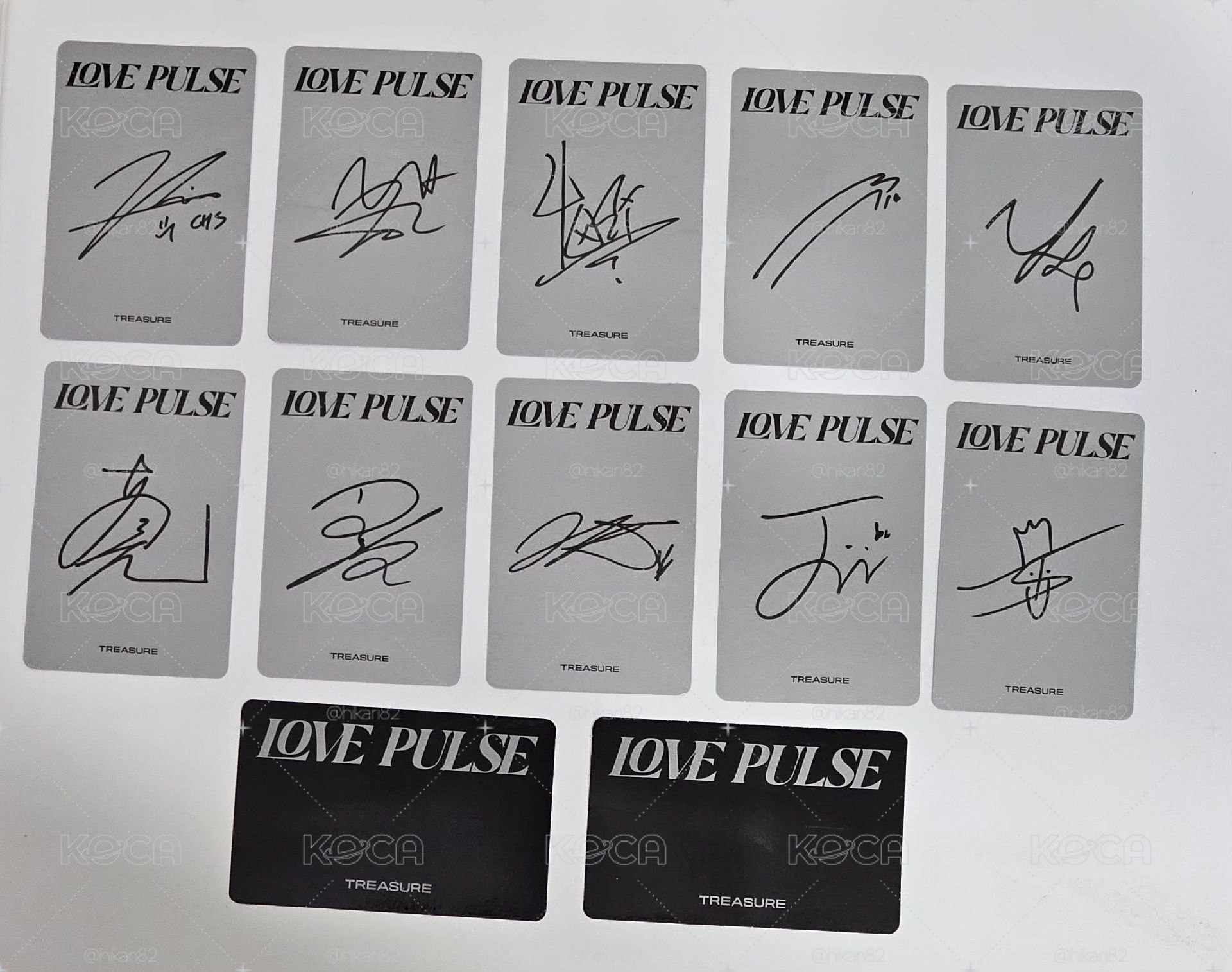 TREASURE 3rd MINI ALBUM  [ LOVE PULSE ] 全員+團卡 