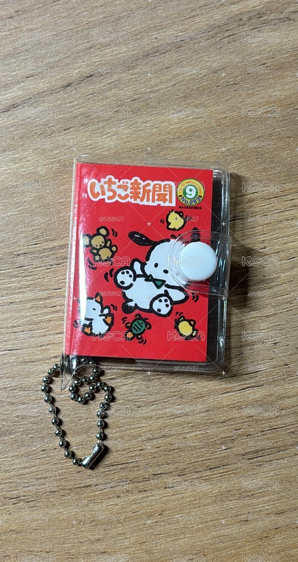 帕恰狗吊飾 50週年草莓新聞迷你筆記本扭蛋