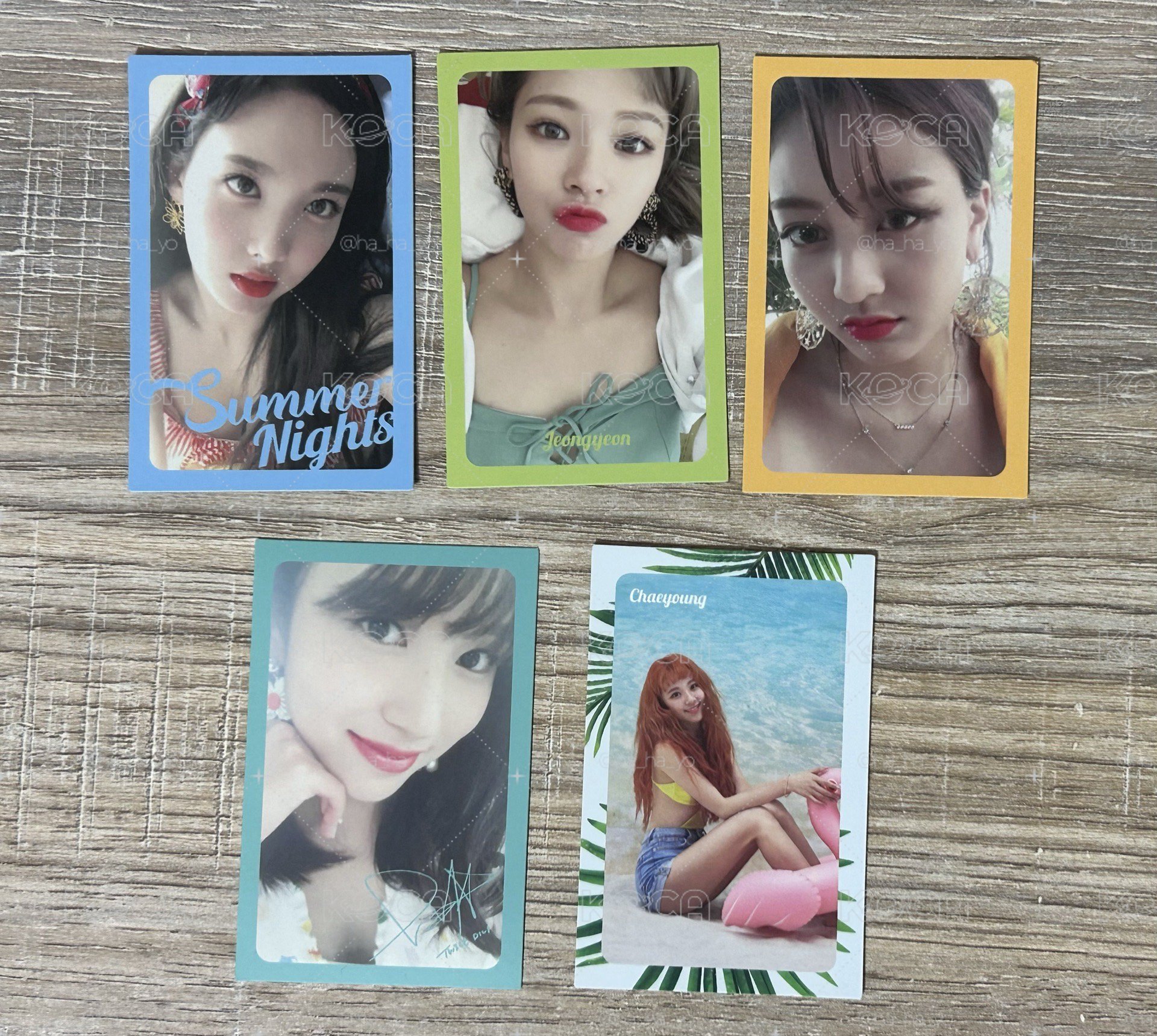 TWICE｜Summer Night 專輯卡