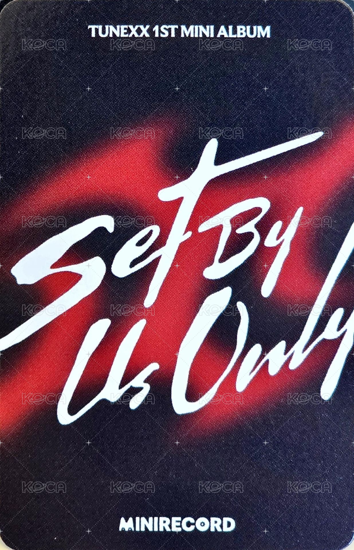 SET BY US ONLY mr 4.0線上個簽 簽售卡 名偵探TUNEXX 背面
