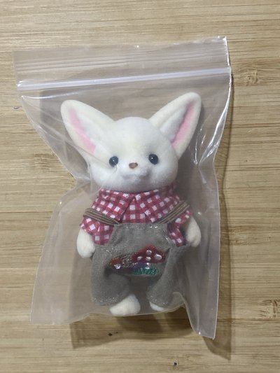 蘑菇與花朵 人形玩偶 小耳廓狐