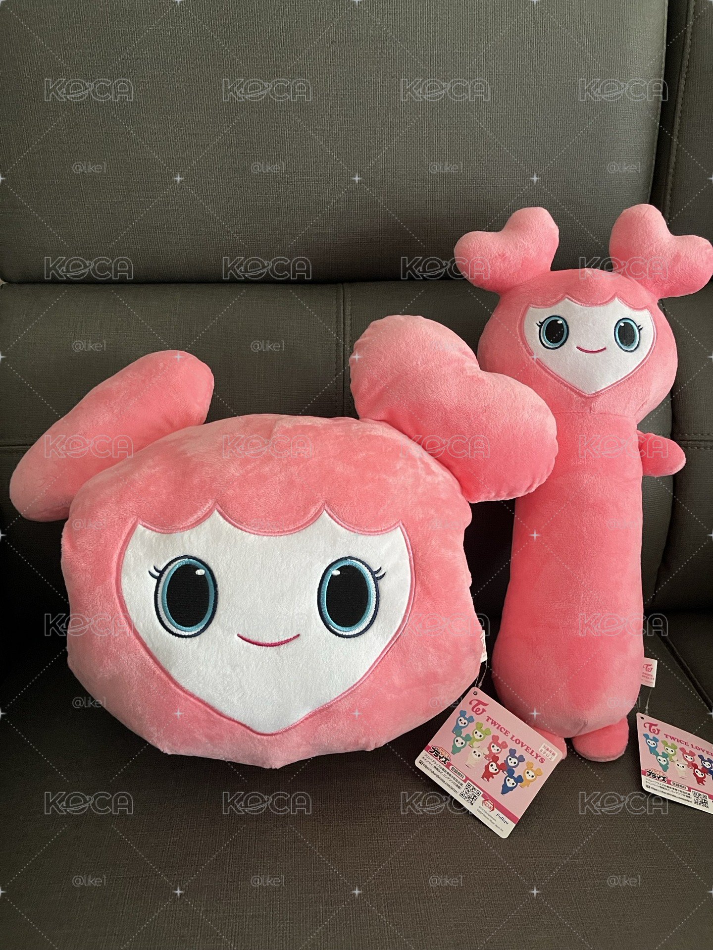 桃暖手枕 長條娃
