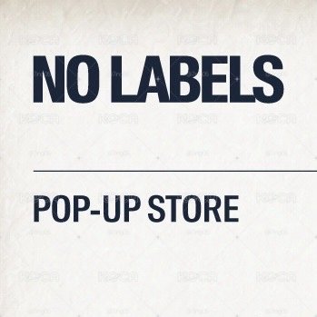 ［代購］<NO LABELS>快閃店周邊免二補線上團