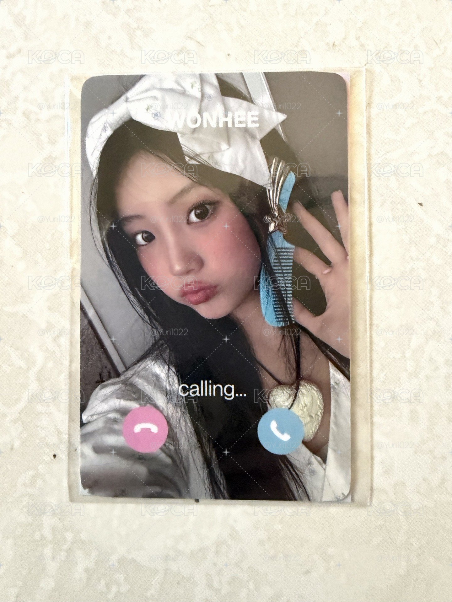 沅禧 NOT CUTE ANYMORE 日咖 環球 特典卡 Moshi Moshi Card 電話卡