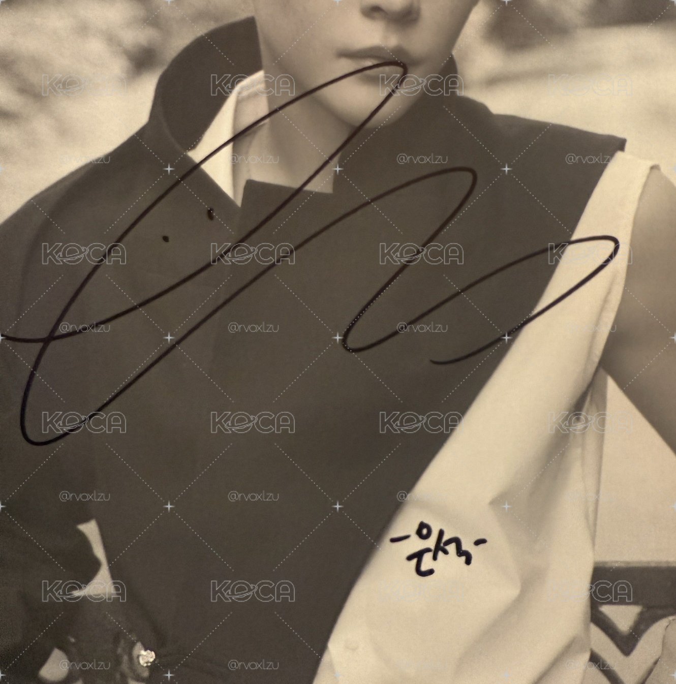 RIIZE Eunseok 宋恩奭 撕頁親簽