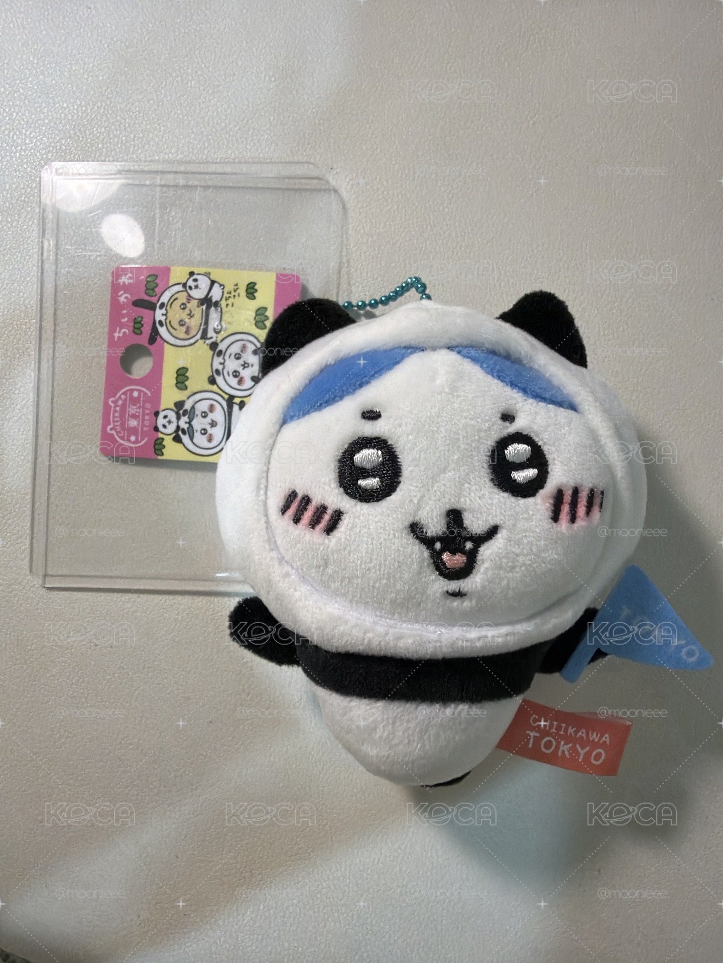小八 東京限定 熊貓 吊牌有膠痕