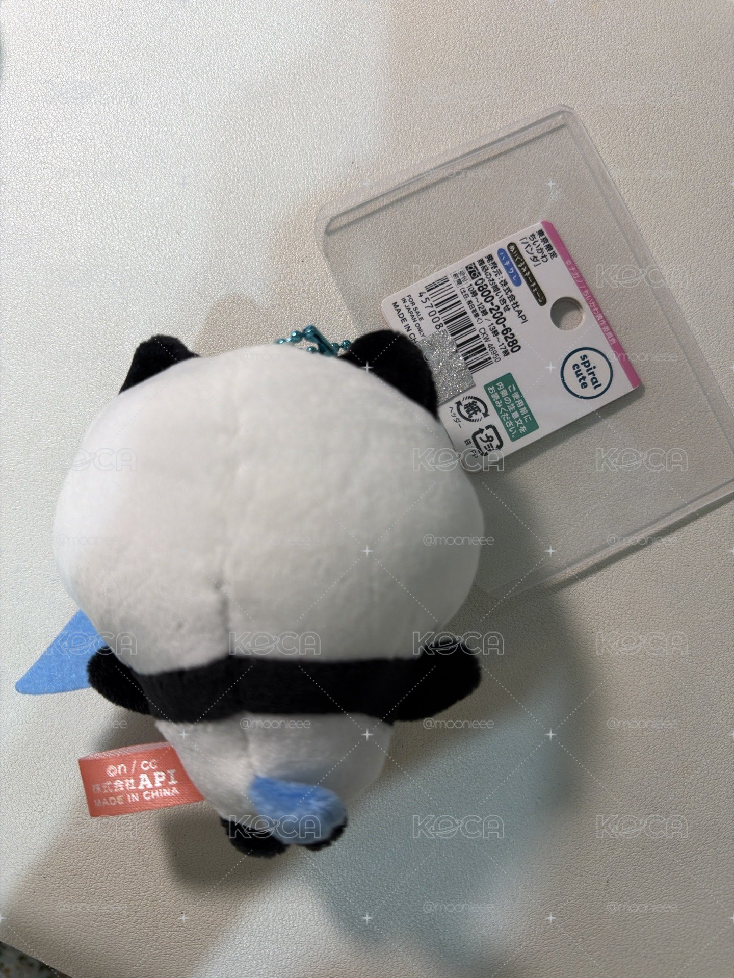 小八 東京限定 熊貓 吊牌有膠痕