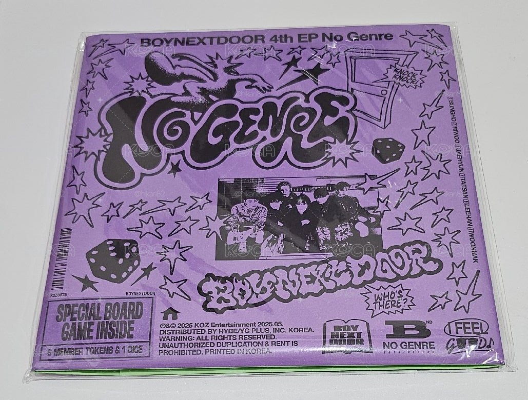 BOYNEXTDOOR No Genre 專輯 單封 BORADGAME ver.