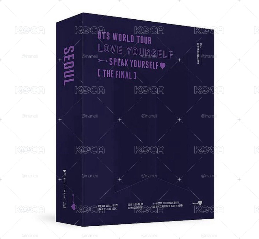 BTS ‘LOVE YOURSELF : SPEAK YOURSELF’ [THE FINAL] Blu-ray