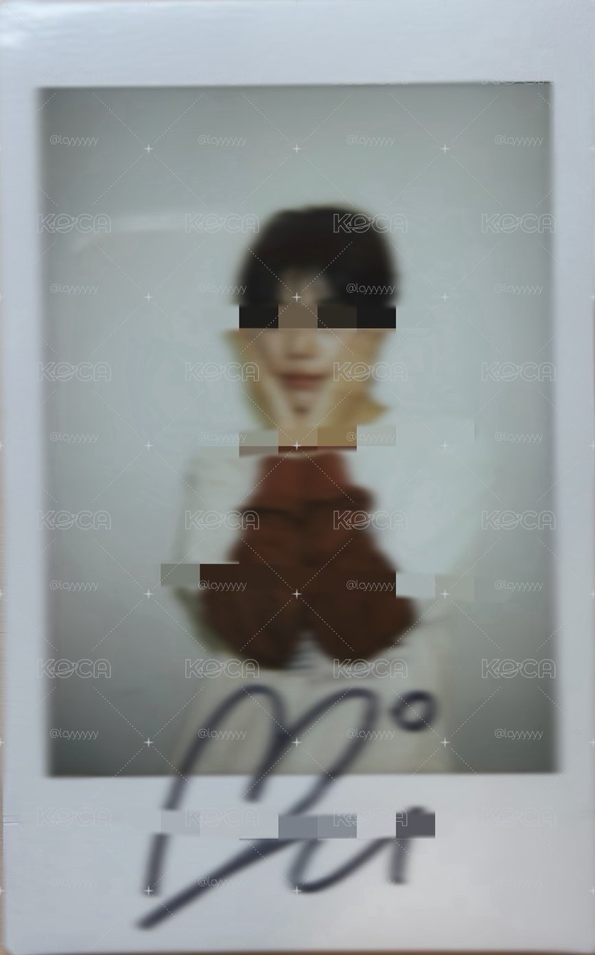 Yuhz 金甫炫親簽拍立得