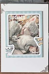 線條小狗 透明卡 