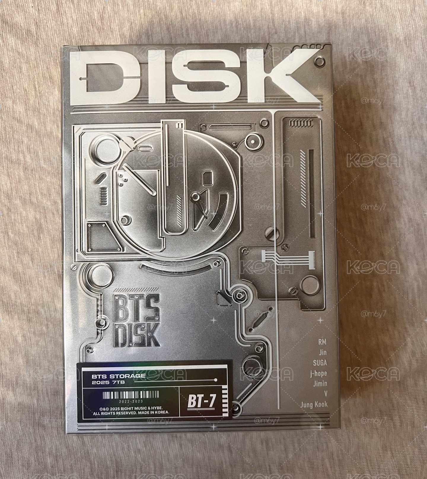 BTS disk 全專