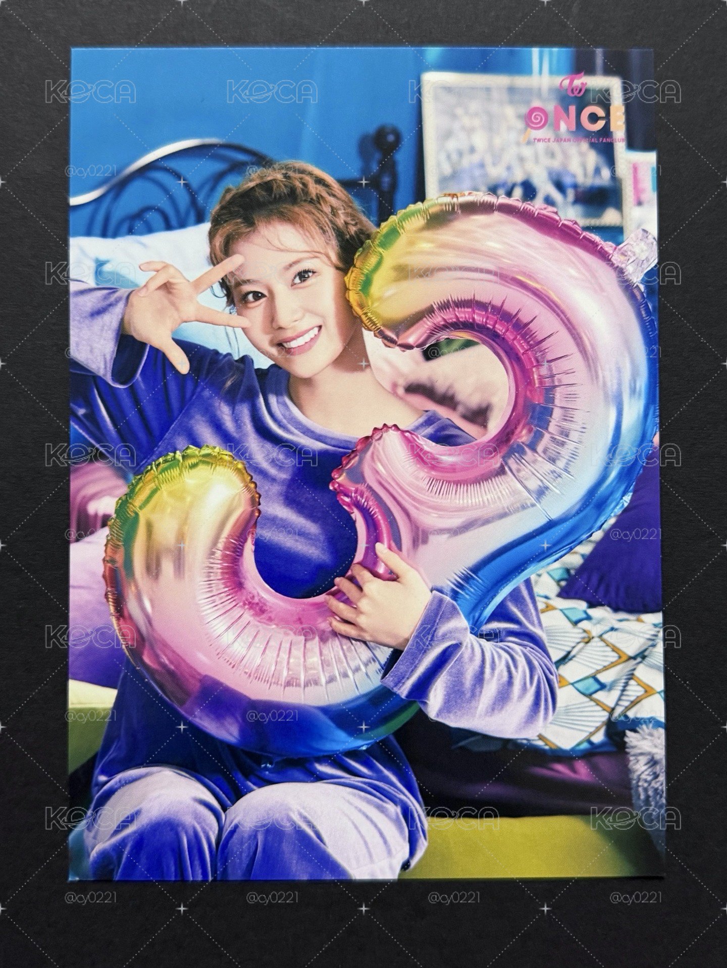 Sana三週年大卡 四張
