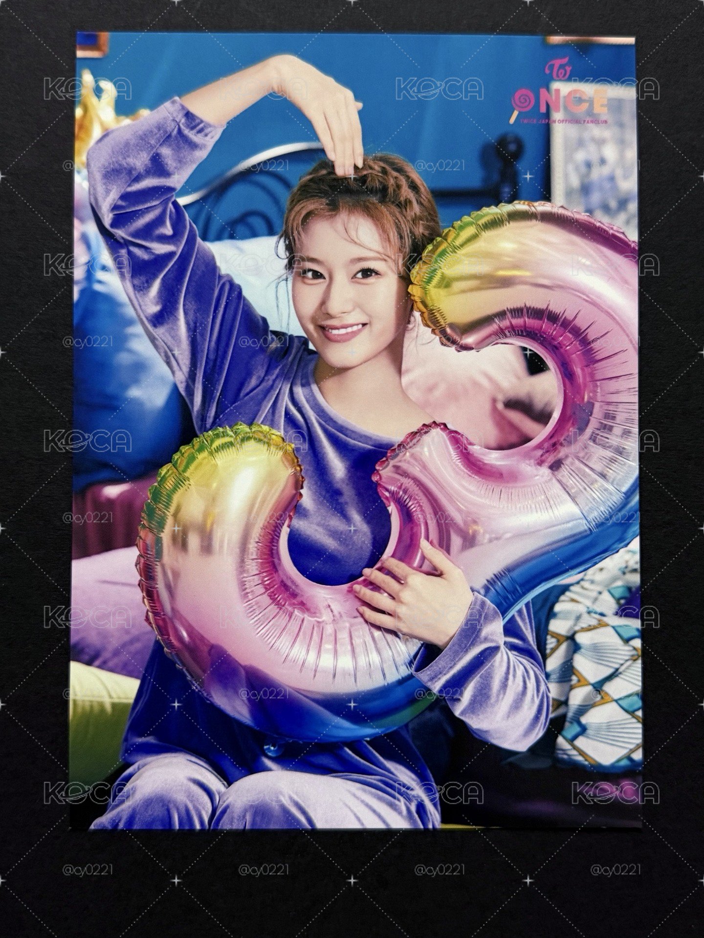 Sana三週年大卡 四張