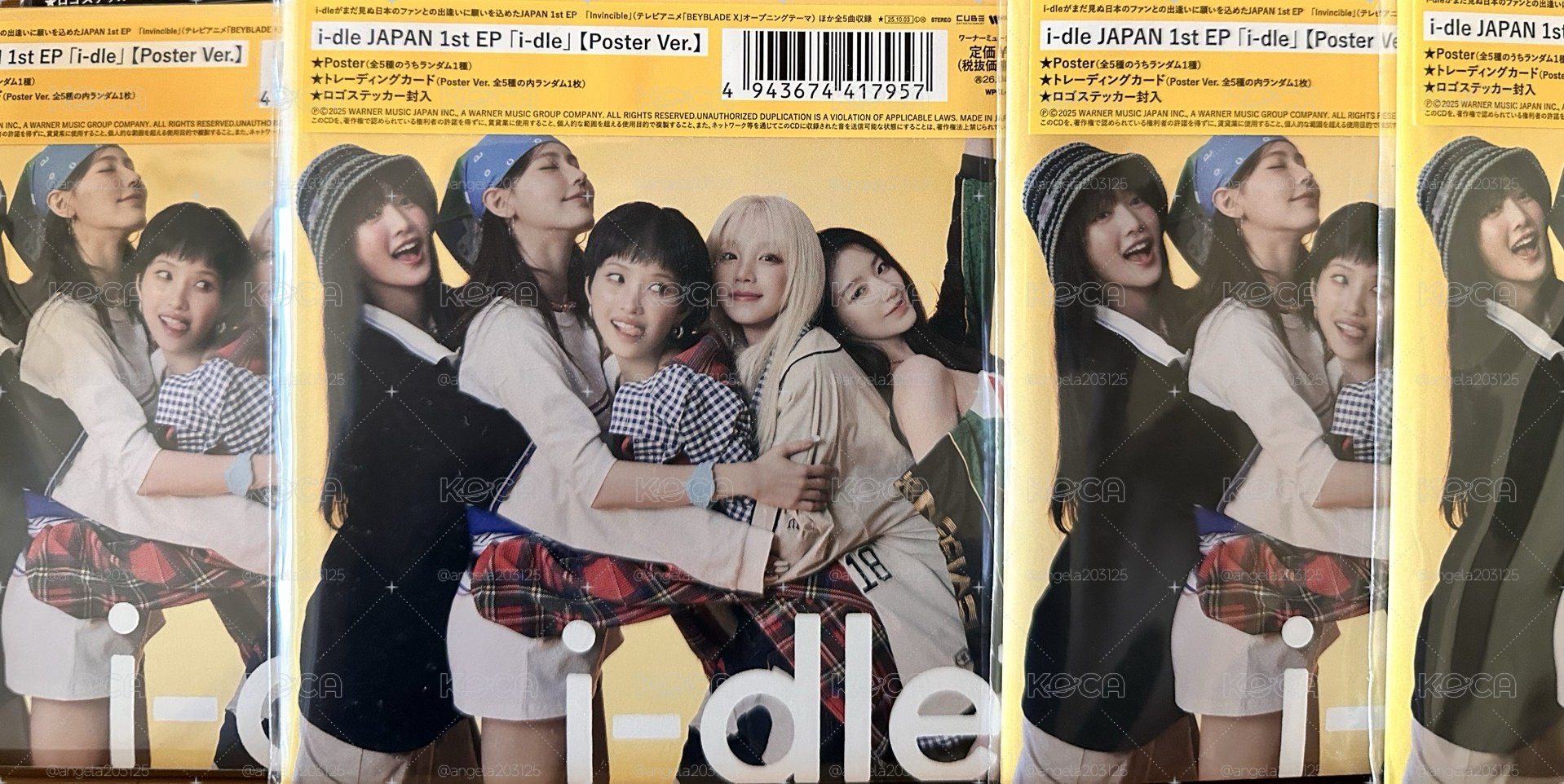 i-dle 日專 海報版、限定版