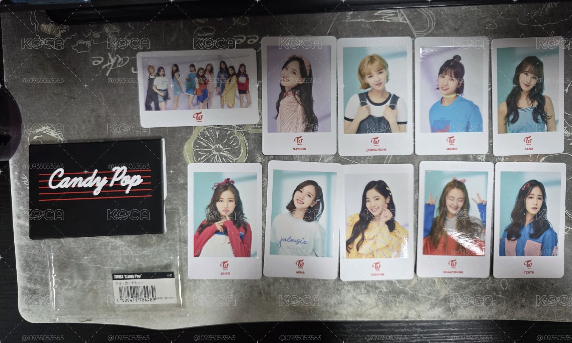 Twice candy pop 小卡組 整組