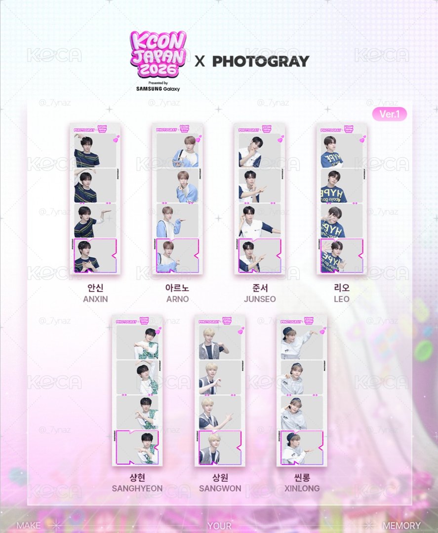 2026 KCON JAPAN  PHOTOGRAY 人生四格代印