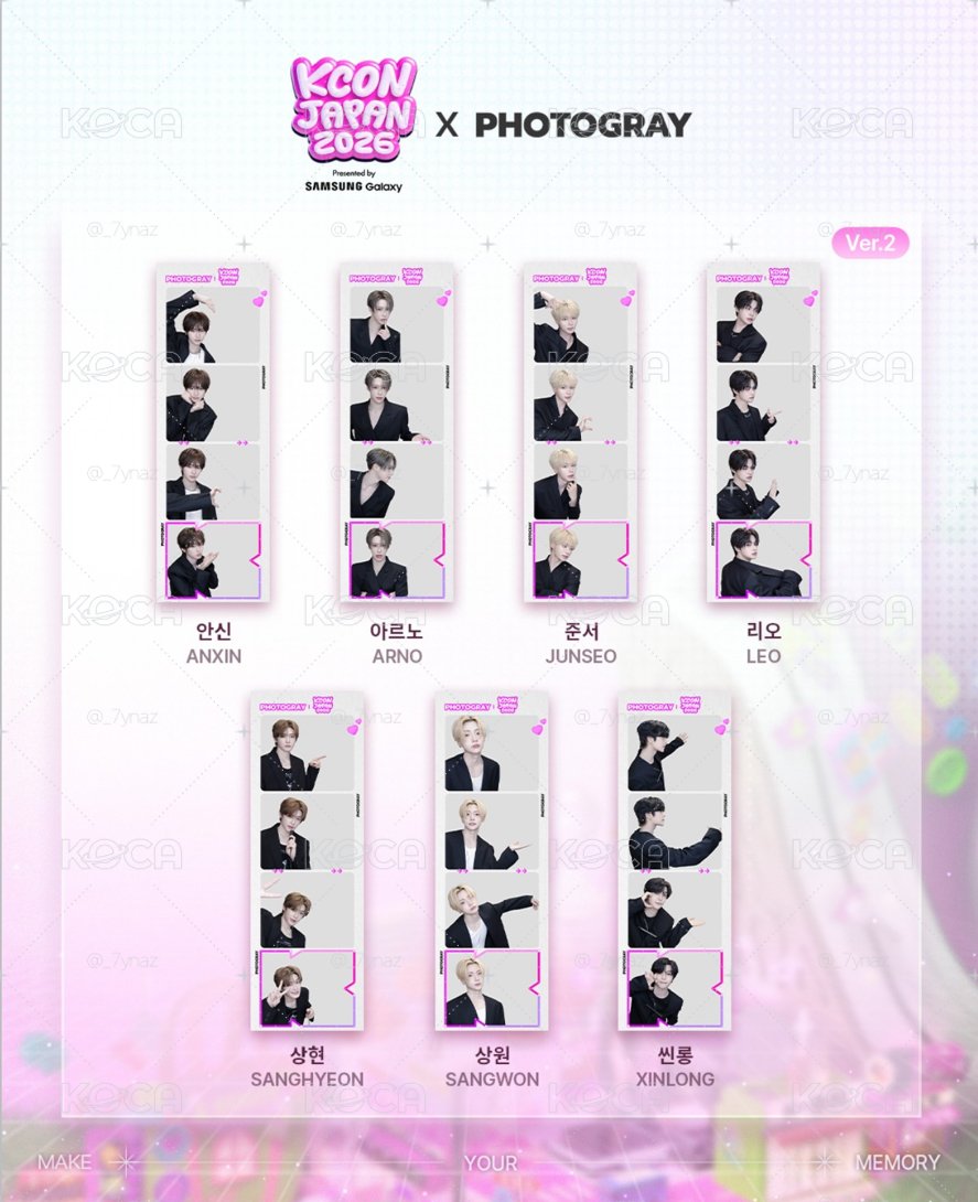 2026 KCON JAPAN  PHOTOGRAY 人生四格代印