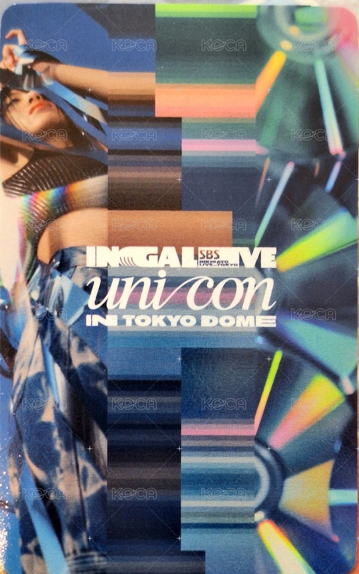 SBS INGALIVE UNI-CON 東京 入場卡 / 場限卡  背面