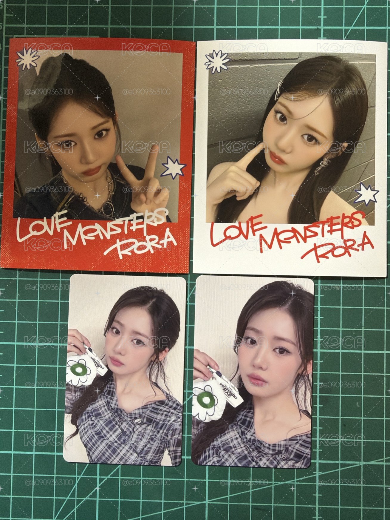 Hello monsters Rora 日巡兩張一組+快閃店拍立得AB 