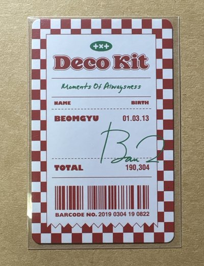 22 DECO KIT 周邊卡 