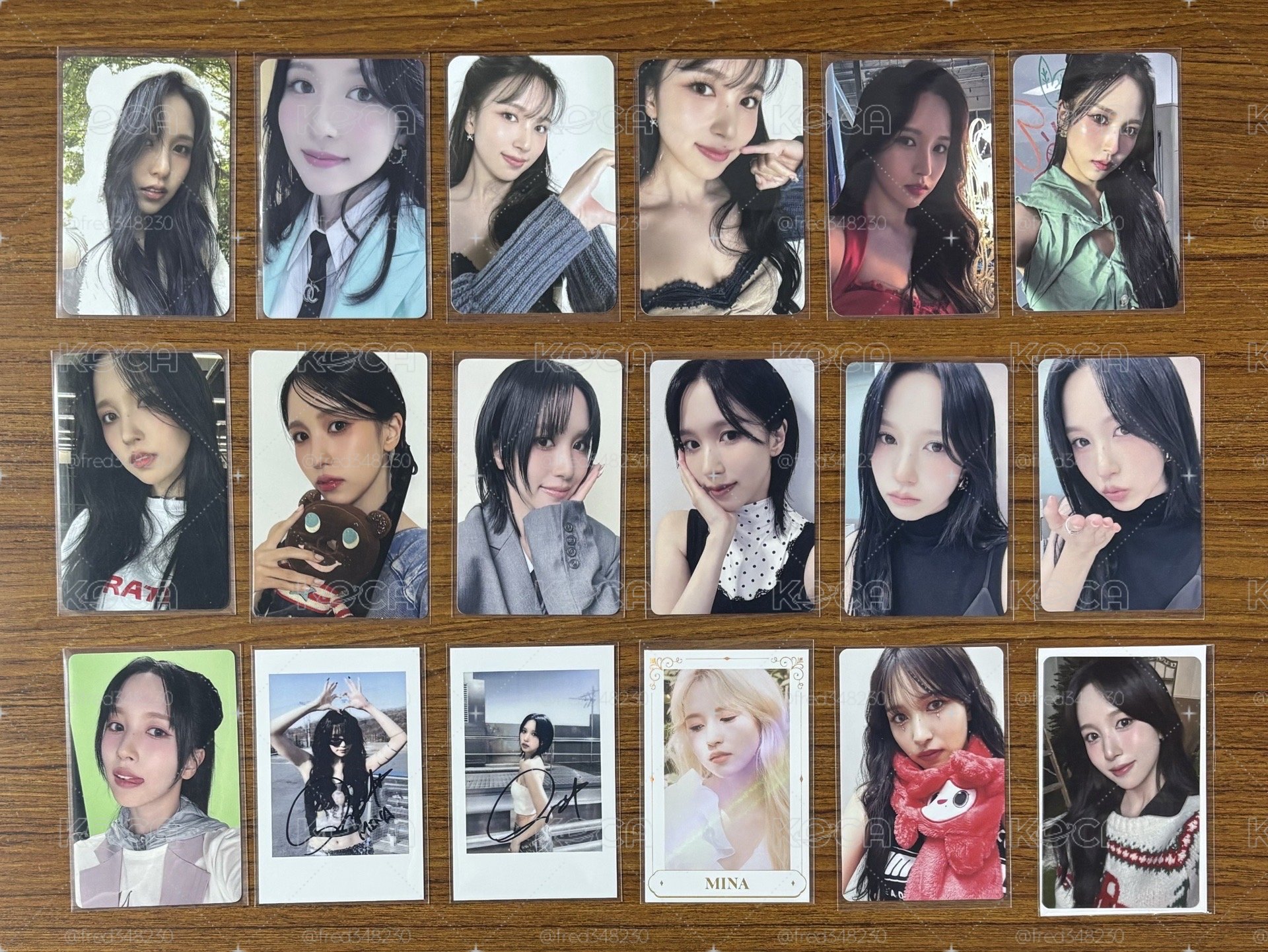 TWICE MINA 特典 小卡