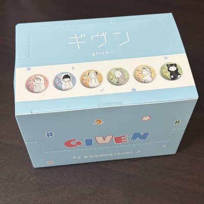 Given角色徽章B全新抱盒 無立夏、柊！！