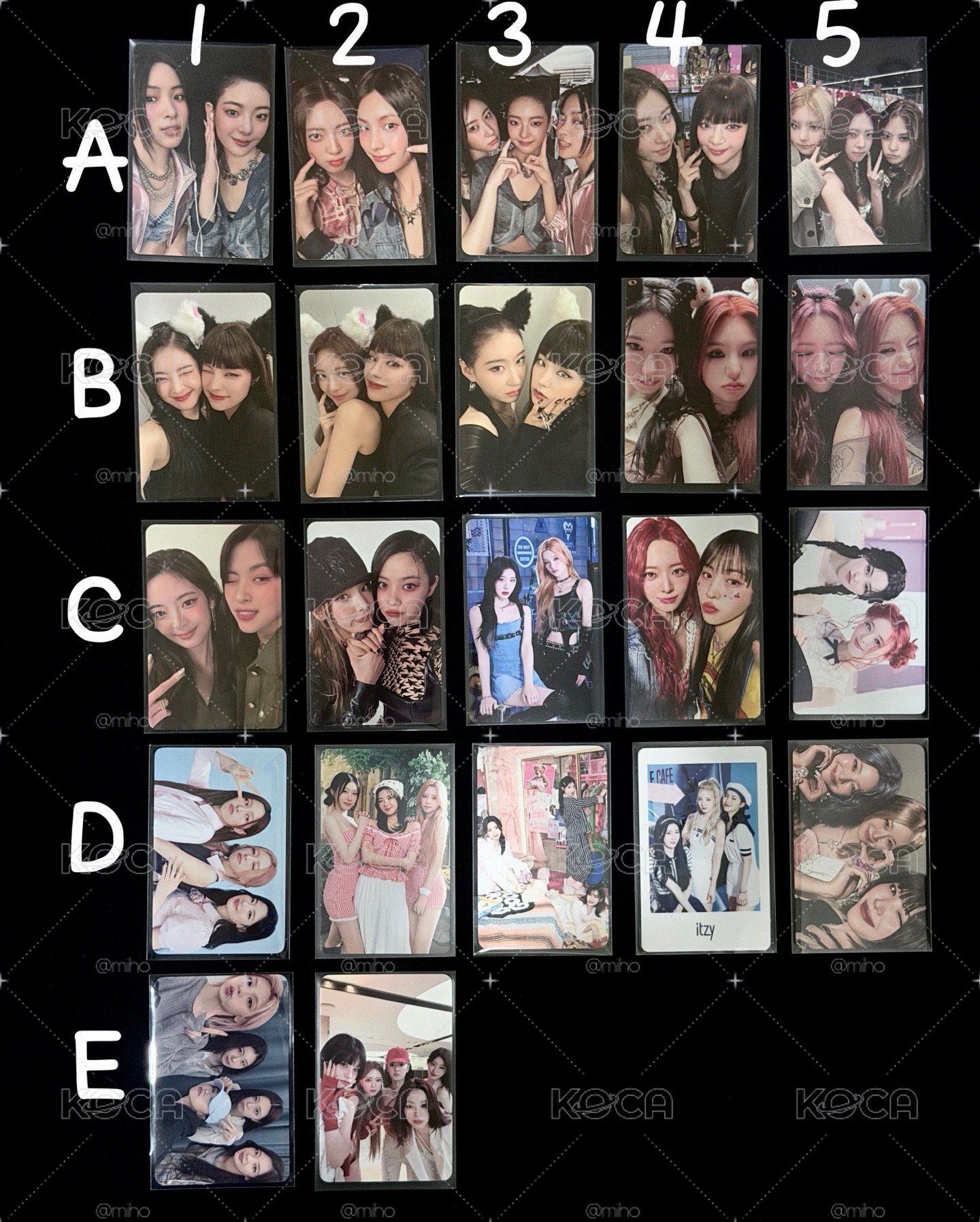 👑ITZY 全員CP/團卡