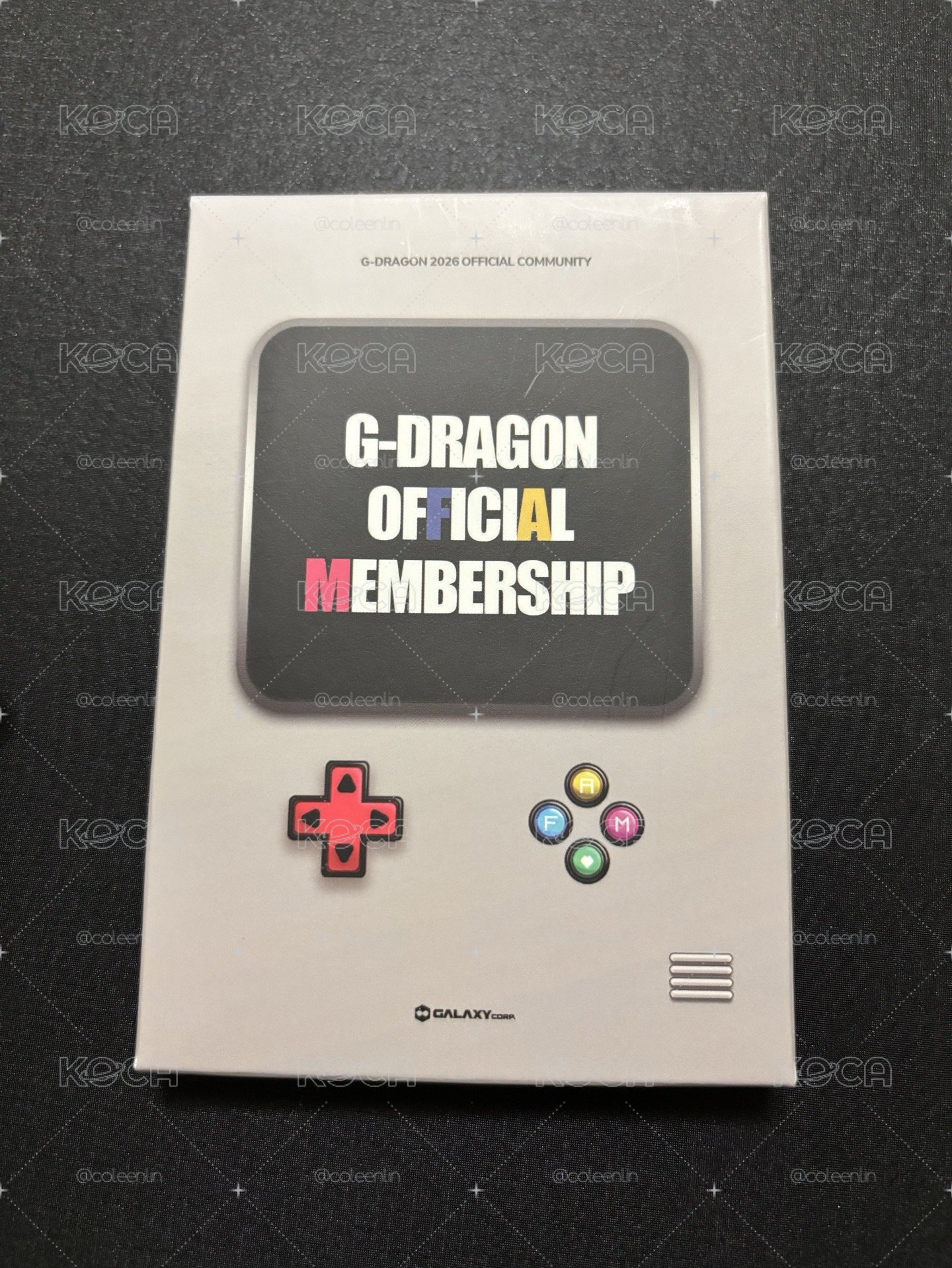 GD 權志龍 2026 會員禮