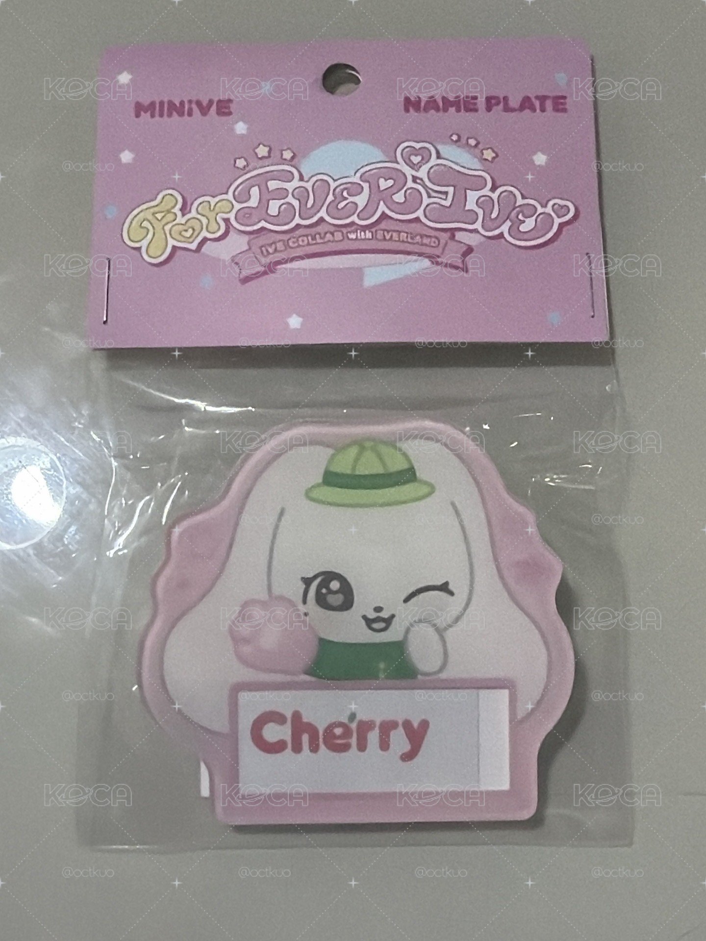 在台現貨 cherry姓名牌