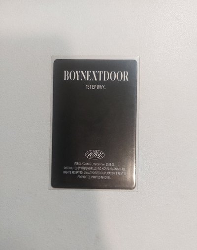BOYNEXTDOOR Why專輯卡 26雙人卡 李常赫 金雲鶴