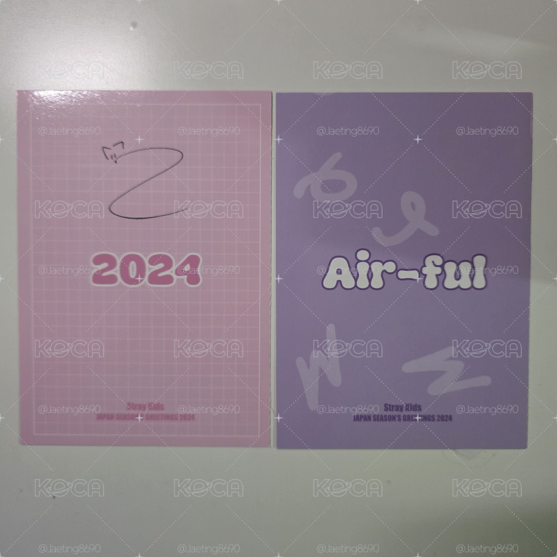 Stray Kids Air Ful 日本年曆紙卡周邊商品🦊I.N 精寅 (共6項)