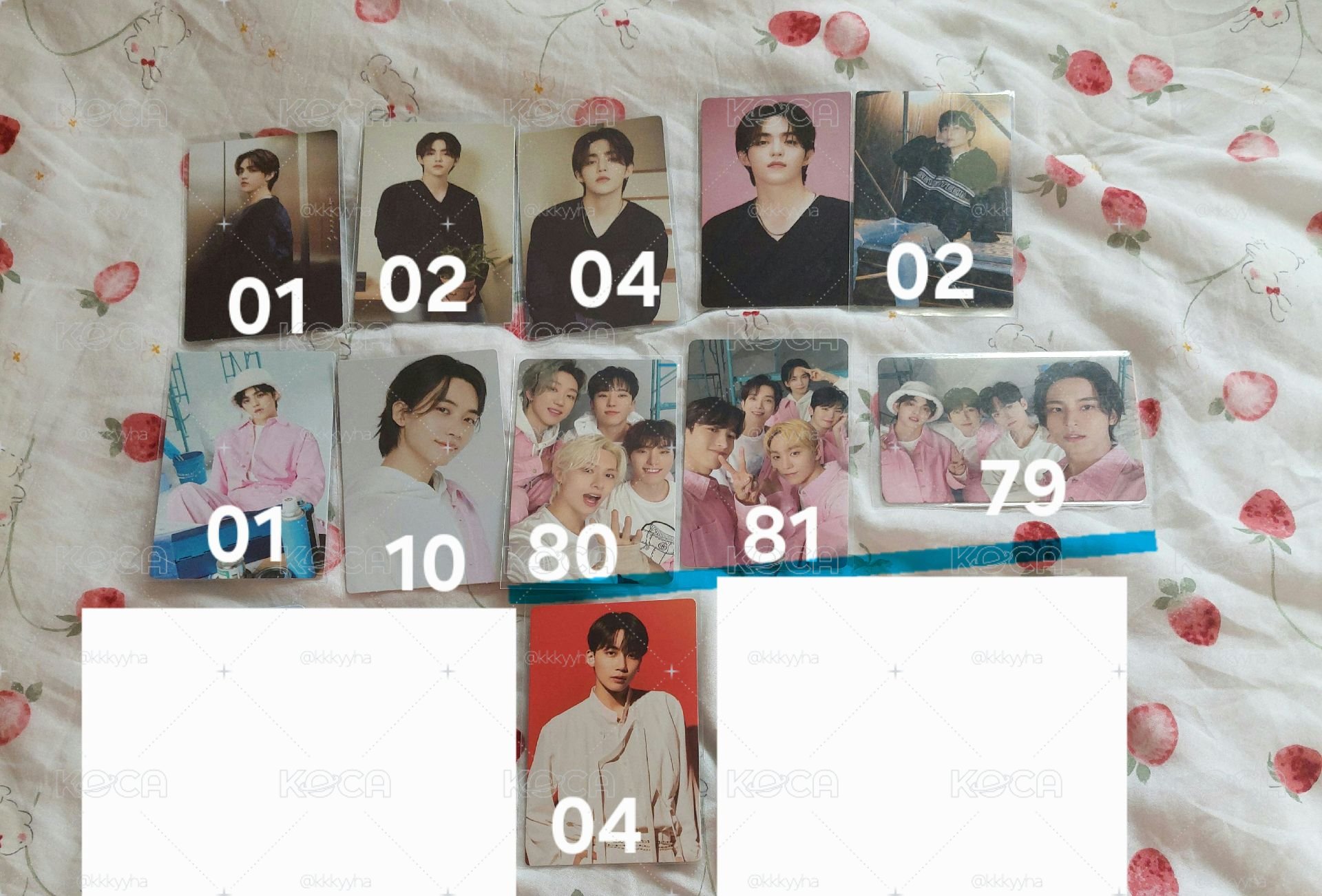 SEVENTEEN 卡包 POL 克拉島 BeTS 勝哲 淨漢 碩珉 珉奎 主唱 黑泡