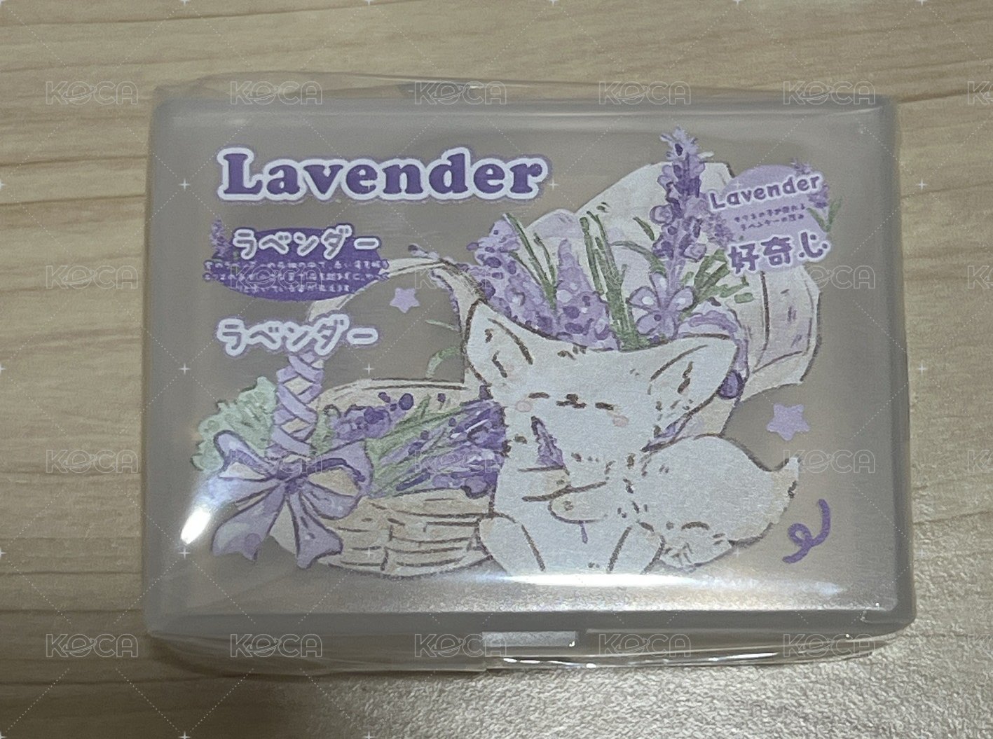 薰衣草狐狸磨砂盒