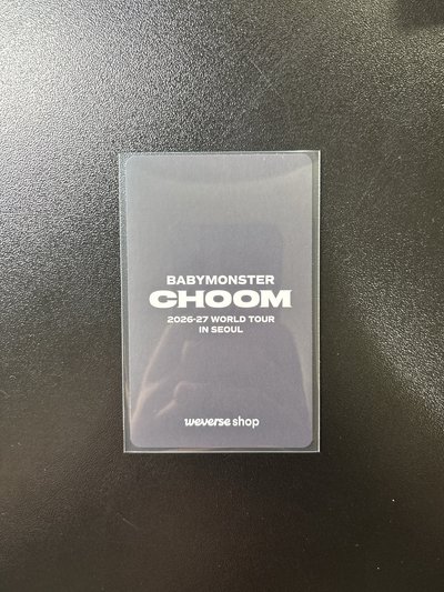 2026-27世巡 首爾展位 入場卡 / 場限卡 自拍 ver.B