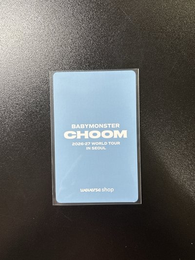 2026-27世巡 首爾展位 入場卡 / 場限卡 自拍 ver.A