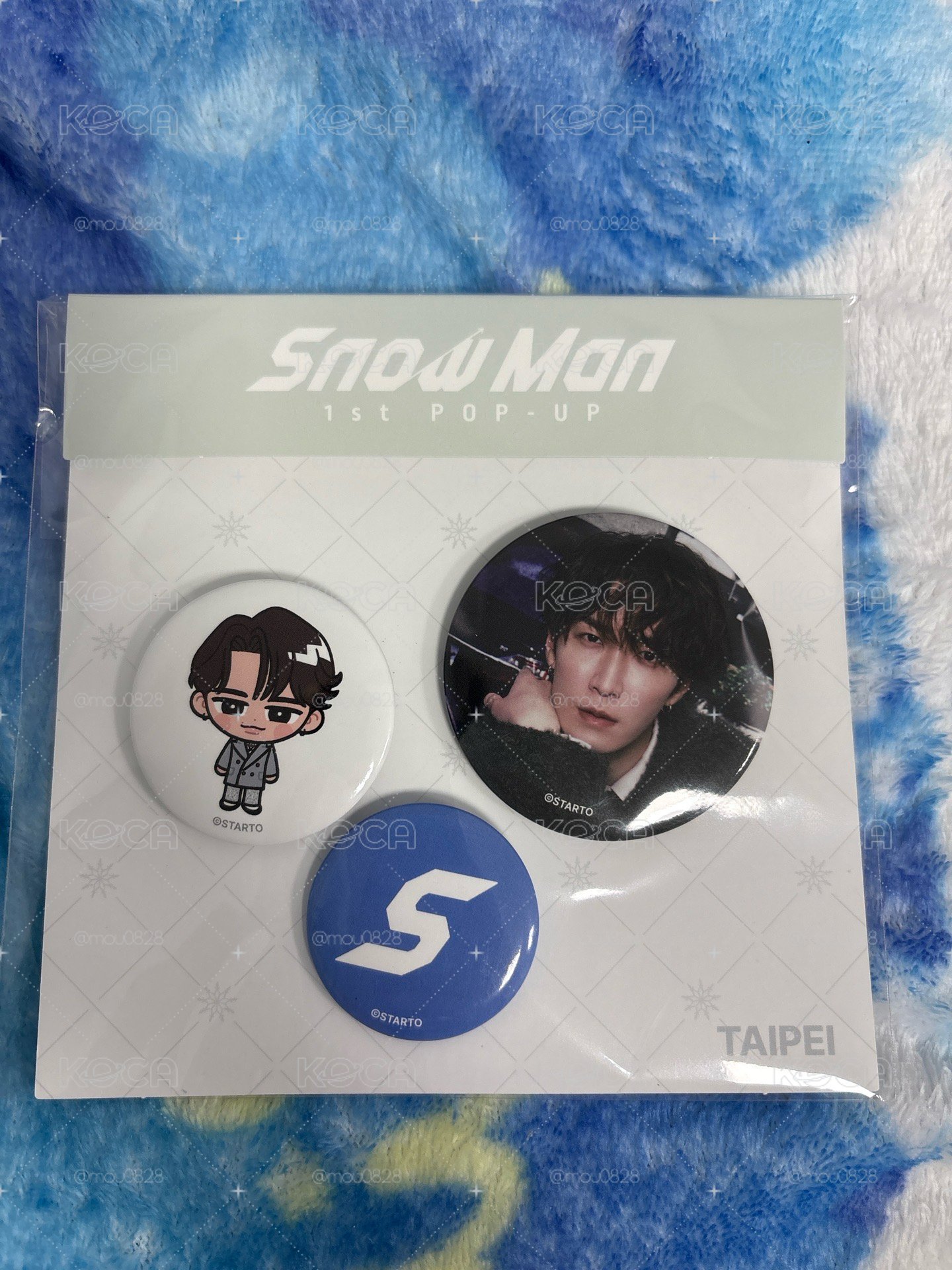 Snow Man 渡邊翔太徽章 台北