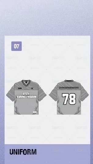 ITZY TUNNEL VISION 三巡 球衣
