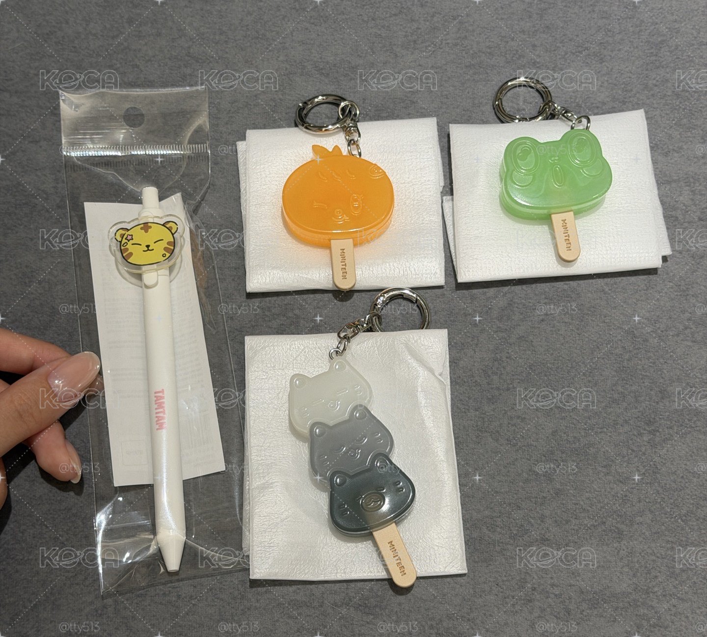 夏日MINITEEN 冰棒吊飾+台北限定筆 